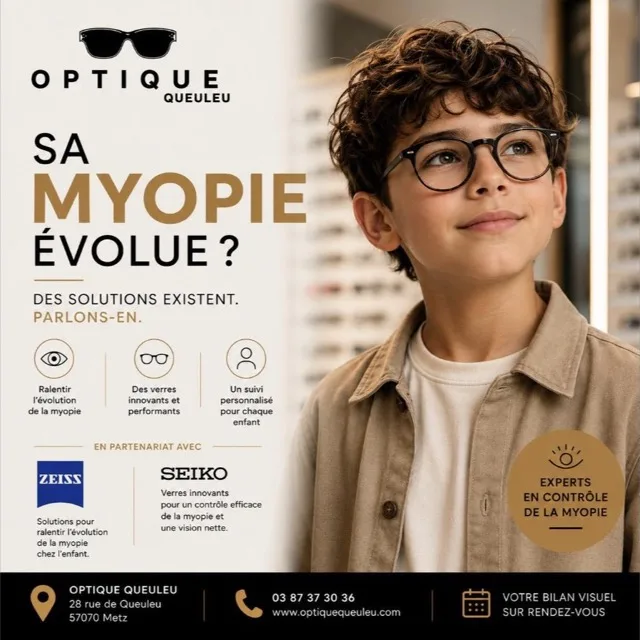 Sa myopie évolue ? Des solutions existent